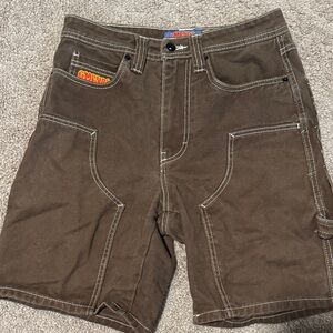 Empyre Dark Brown Cargo Shorts